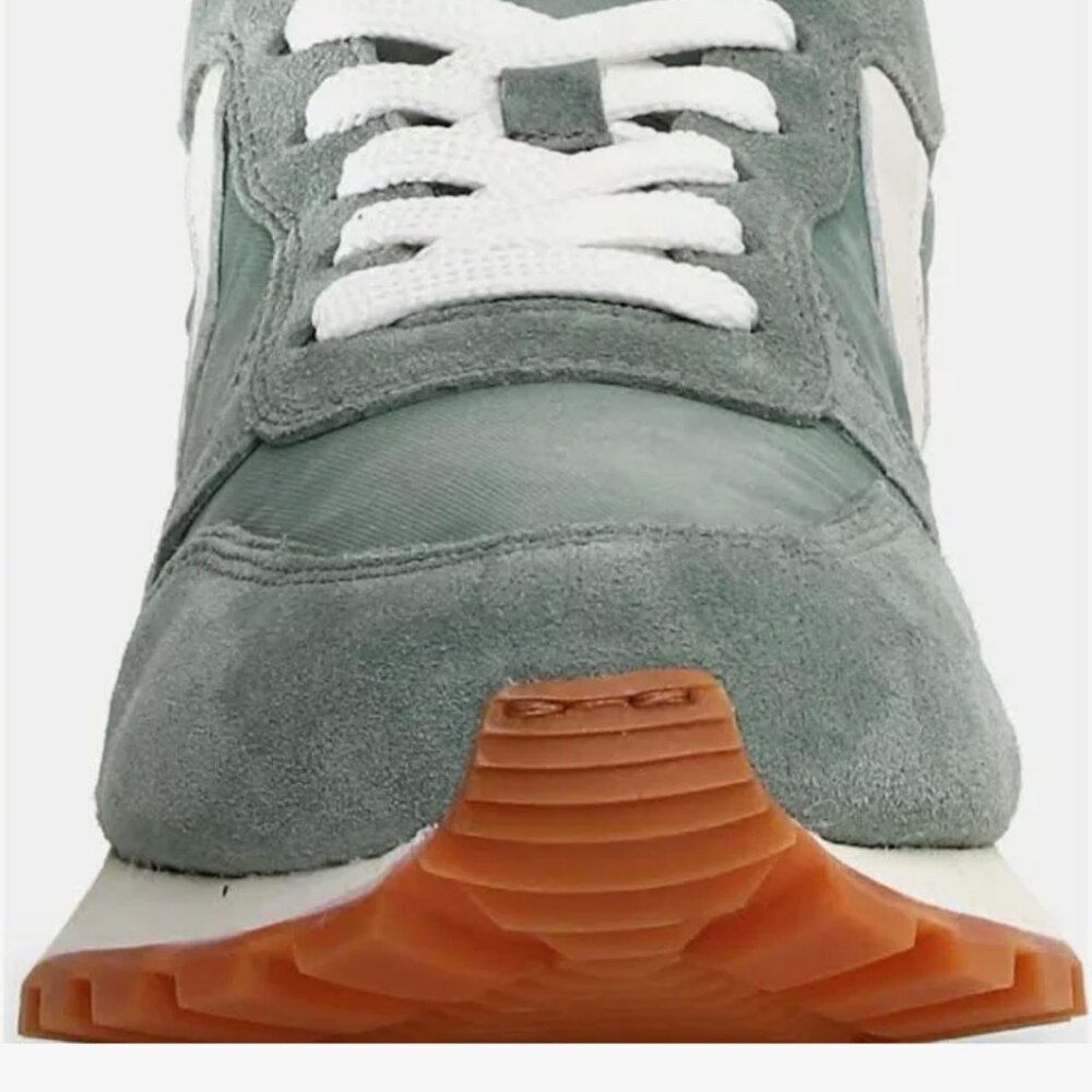Voile Blanche Paris Race Sneaker in Minty Sagewhite